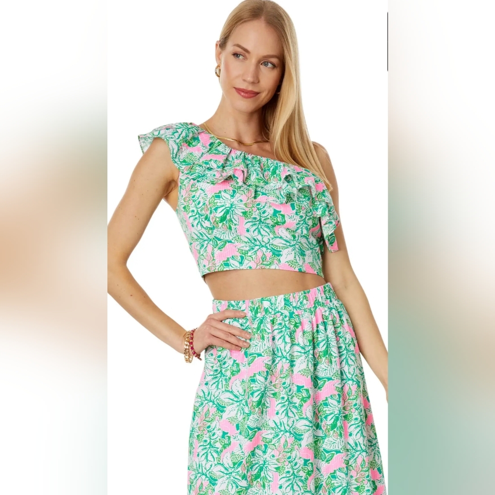 Lilly Pulitzer Kasida Ruffle Set size 4 - Picture 2 of 15
